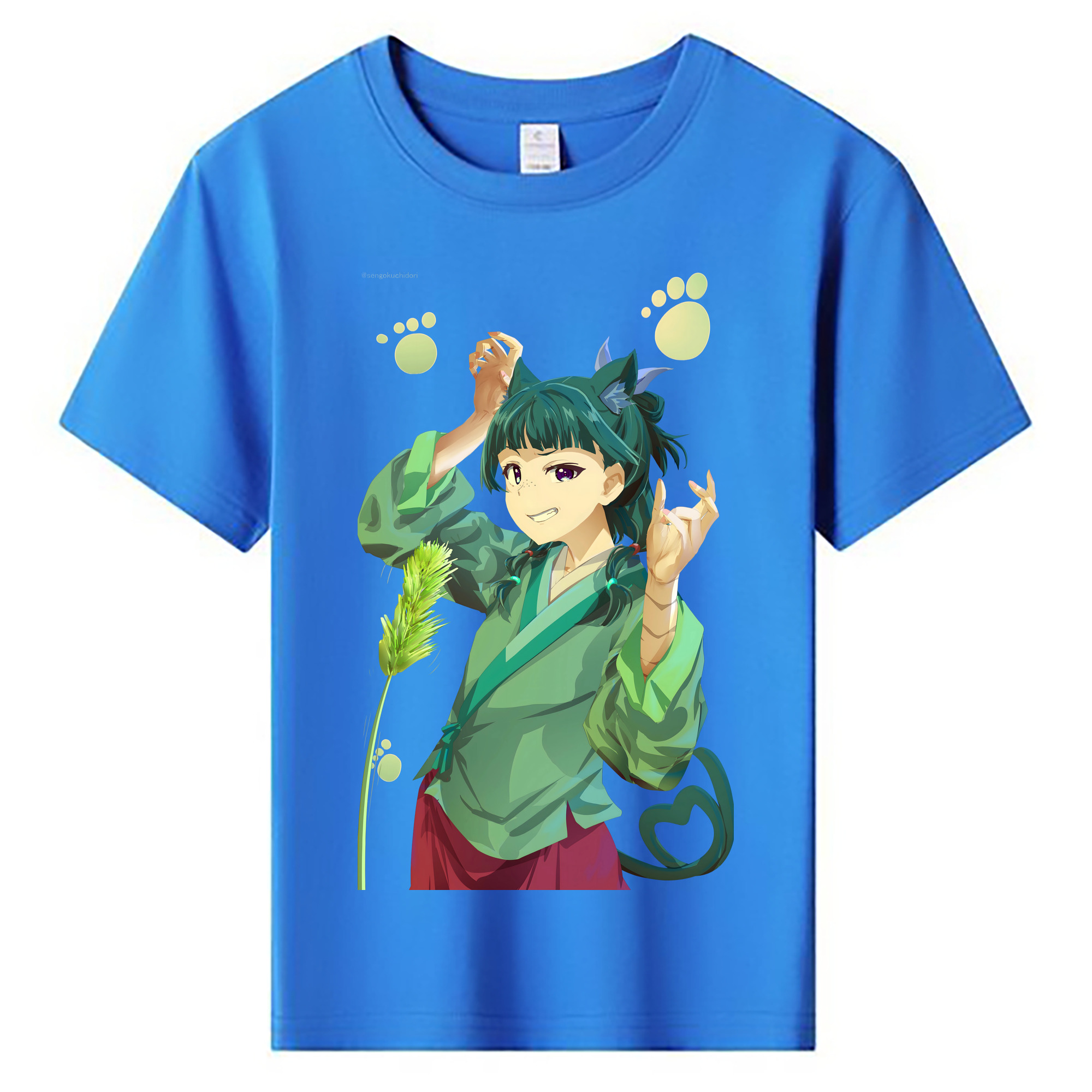 （画像用） 薬屋のひとりごと The Apothecary Diaries 綿100％キッズTシャツ（フロントプリント）